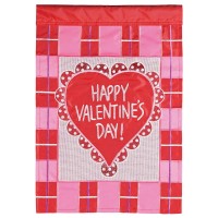 2pk -Flag Happy Valentines Day 29x42 - (Pack of 2)