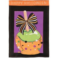 2pk -Flag Candy Apple Happy Halloween 29x42 - (Pack of 2)