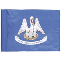 2pk -Flag Louisiana State Polyester 29x42 - (Pack of 2)