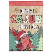 2pk -Flag Crawfish Merry Cajun Christmas - (Pack of 2) 2pk -Flag Crawfish Merry Cajun Christmas - (Pack of 2)