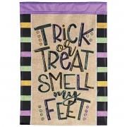2pk -Flag Trick Or Treat Smell My Feet 29x42 - (Pack of 2)