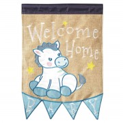 2pk -Flag Baby Boy Polyester 13x18 - (Pack of 2) 2pk -Flag Baby Boy Polyester 13x18 - (Pack of 2)