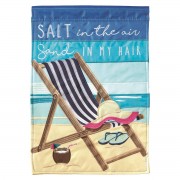 2pk -Flag Beach Chair Salt Polyester 13x18 - (Pack of 2) 2pk -Flag Beach Chair Salt Polyester 13x18 - (Pack of 2)