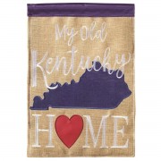 2pk -Flag My Old Kentucky Home Heart 13x18 - (Pack of 2)