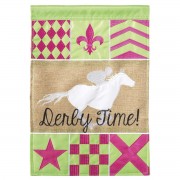 2pk -Flag Derby Silks Derby Time 13x18 - (Pack of 2)