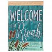 2pk -Flag Rivah Polyester 13x18 - (Pack of 2) 2pk -Flag Rivah Polyester 13x18 - (Pack of 2)