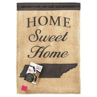 2pk -Flag Tennessee Burlap Polyester 13x18 - (Pack of 2)