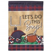 2pk -Flag Football In MS Navy Red 13x18 - (Pack of 2)