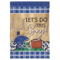 2pk -Flag Football In KY Blue White 13x18 - (Pack of 2)