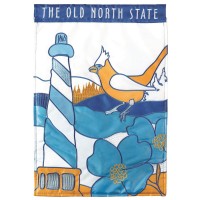 2pk -Flag Old North State Polyester 13x18 - (Pack of 2)