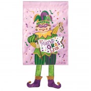 2pk -Crazy Leg Mardi Gras Jester - (Pack of 2)