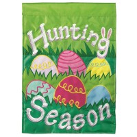 2pk -Flag Hunting Season Polyester 13x18 - (Pack of 2)