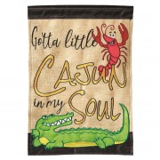 2pk -Flag Cajun In My Soul Polyester 13x18 - (Pack of 2) 2pk -Flag Cajun In My Soul Polyester 13x18 - (Pack of 2)