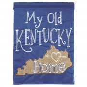 2pk -Flag My Old Kentucky Home Burlap 13x18 - (Pack of 2)