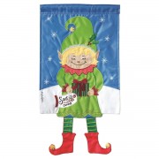 2pk -Crazy Leg Christmas Elf Polyester - (Pack of 2)