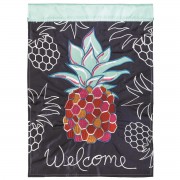 2pk -Flag Whimsy Pineapple 13x18 - (Pack of 2)