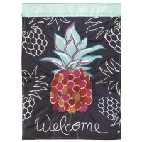 2pk -Flag Whimsy Pineapple 13x18 - (Pack of 2)