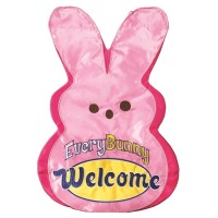 2pk -Flag Every Bunny Welcome Polyester 13x18 - (Pack of 2)