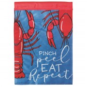 2pk -Flag Pinch Peel Eat Repeat 13x18 - (Pack of 2) 2pk -Flag Pinch Peel Eat Repeat 13x18 - (Pack of 2)