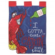 2pk -Flag I Gotta Little Cajun 13x18 - (Pack of 2)