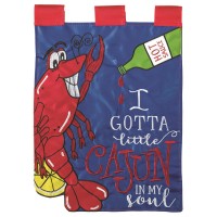 2pk -Flag I Gotta Little Cajun 13x18 - (Pack of 2)
