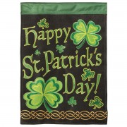 2pk -Flag Happy St Patricks Burlap 13x18 - (Pack of 2) 2pk -Flag Happy St Patricks Burlap 13x18 - (Pack of 2)