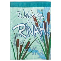 2pk -Flag Welcome To The Rivah Reeds 13x18 - (Pack of 2) 2pk -Flag Welcome To The Rivah Reeds 13x18 - (Pack of 2)