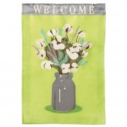 2pk -Flag Southern Cotton Welcome 13x18 - (Pack of 2) 2pk -Flag Southern Cotton Welcome 13x18 - (Pack of 2)