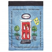 2pk -Flag Mississippi Red Front Door 13x18 - (Pack of 2)
