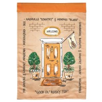 2pk -Flag Tennessee Frontdoor Polyester 13x18 - (Pack of 2)
