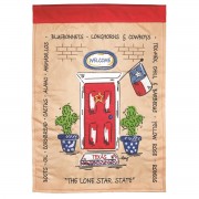 2pk -Flag Texas Front Door Polyester 13x18 - (Pack of 2) 2pk -Flag Texas Front Door Polyester 13x18 - (Pack of 2)