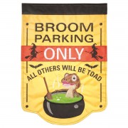 2pk -Flag Broom Parking Only 13x18 - (Pack of 2) 2pk -Flag Broom Parking Only 13x18 - (Pack of 2)