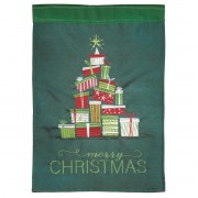 2pk -Flag Christmas Tree Gifts 13x18 - (Pack of 2)