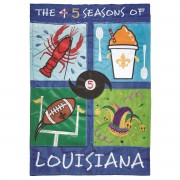 2pk -Flag 5 Seasons Louisiana Polyester 13x18 - (Pack of 2) 2pk -Flag 5 Seasons Louisiana Polyester 13x18 - (Pack of 2)