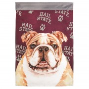 2pk -Flag Bulldog Hail State Polyester 13x18 - (Pack of 2) 2pk -Flag Bulldog Hail State Polyester 13x18 - (Pack of 2)