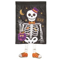 2pk -Crazy Leg Halloween Skeleton Legs - (Pack of 2)