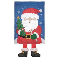 2pk -Crazy Leg Santa Polyester - (Pack of 2)