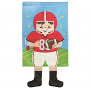 2pk -Crazy Leg Football Red Black - (Pack of 2)