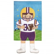 2pk -Crazy Leg Football Purple Gold - (Pack of 2)