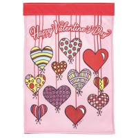 2pk -Flag Valentine Day 13x18 - (Pack of 2)