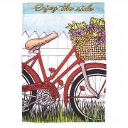 2pk -Flag Enjoy The Ride Polyester 13x18 - (Pack of 2)