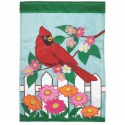 2pk -Flag Cardinal Polyester 13x18 - (Pack of 2)