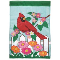 2pk -Flag Cardinal Polyester 13x18 - (Pack of 2)