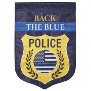 2pk -Flag Police Polyester 13x18 - (Pack of 2) 2pk -Flag Police Polyester 13x18 - (Pack of 2)