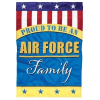 2pk -Flag Air Force Family Polyester 13x18 - (Pack of 2)