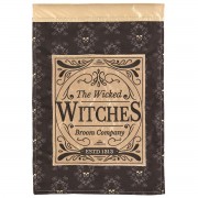 2pk -Flag The Wicked Witches Broom 13x18 - (Pack of 2) 2pk -Flag The Wicked Witches Broom 13x18 - (Pack of 2)