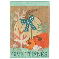 2pk -Flag Thanksgiving Coastal 13x18 - (Pack of 2)