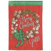 2pk -Flag Merry Christmas Yall 13x18 - (Pack of 2) 2pk -Flag Merry Christmas Yall 13x18 - (Pack of 2)