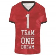 2pk -Flag Red Black Football Jersey 13x18 - (Pack of 2)