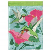 2pk -Flag Hummingbirds Polyester 13x18 - (Pack of 2) 2pk -Flag Hummingbirds Polyester 13x18 - (Pack of 2)